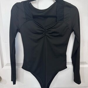 Black Long Sleeve Bodysuit